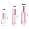 5ml / 10ml / 20ml perfume spray bottle vacuum glass atomizer, which can be refilled with original liquid and stored for travel.
