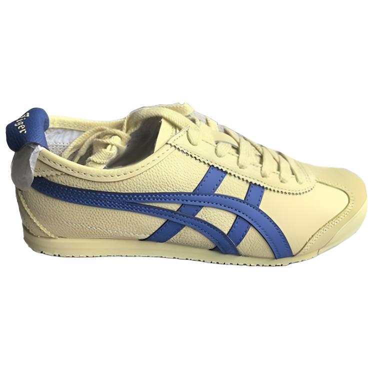ONITSUKA TIGER MEXICO 66 Pelle di Mucca Leggere Basse Casual Scarpe Unisex Beige Giallo 1183B771-750