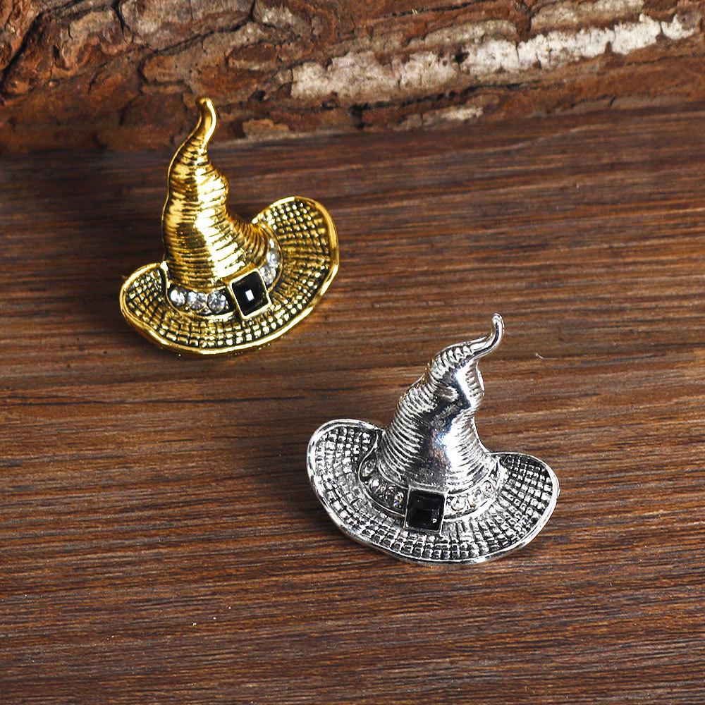 Popular Wizard Hat Brooch - Magic Academy Style Pin Badge