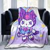 1pc Rainbow Kuromi Blanket, Perfect for Home Decor, All Seasons Use, Living Room, Travel, Camping, Car Blankets, Beach, Office Naps, Gift Idea for Fam