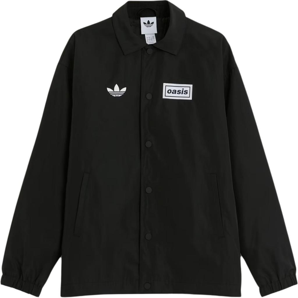Adidas Originals X Oasis Collaboration Coach Jacket Travel Coach Single-Breasted Loose Collar Jacket Unisex jackets KT-3464