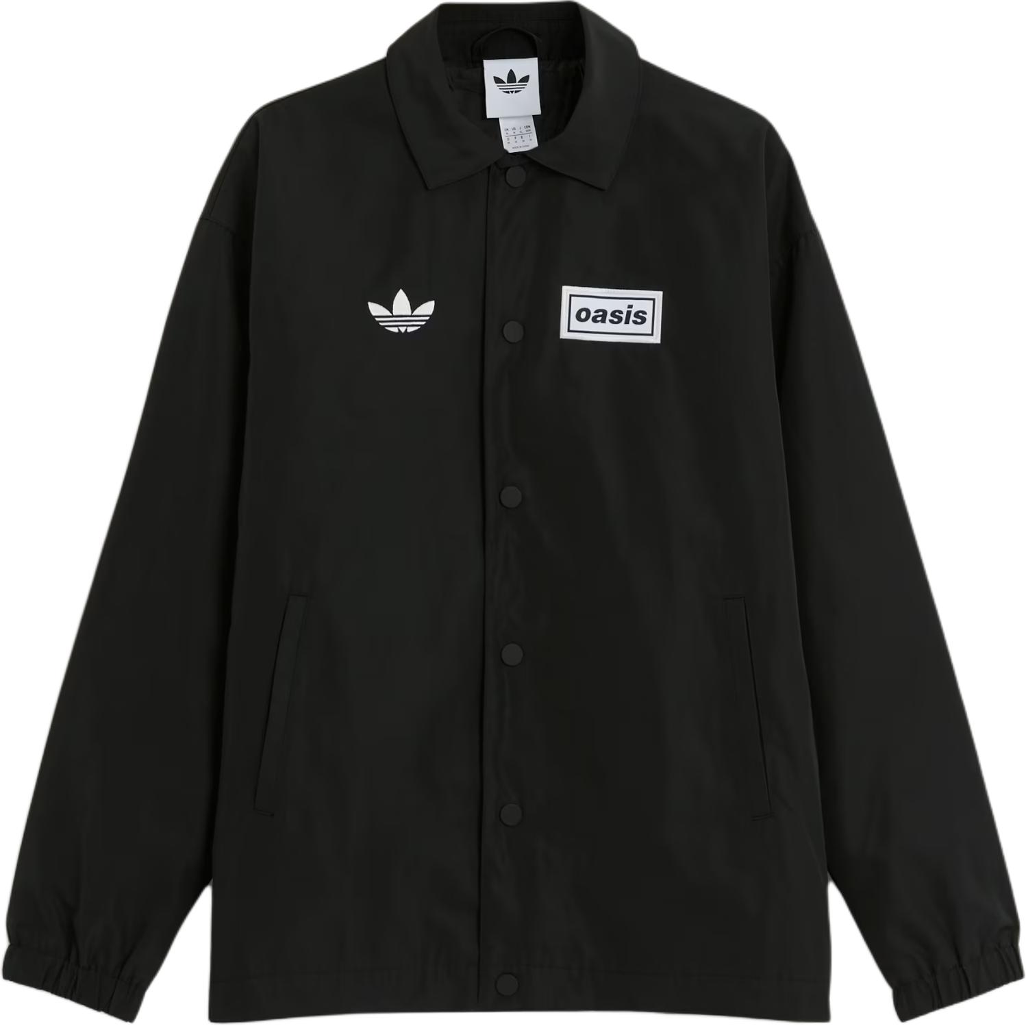 Adidas Originals X Oasis Collaboration Coach Jacket Travel Coach Single-Breasted Loose Collar Jacket Unisex jackets KT-3464 XL