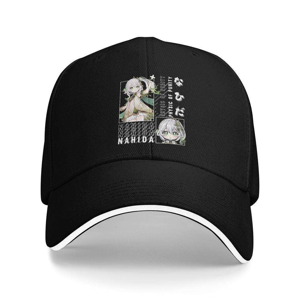 Paimon Genshin Impact Emergency Impact Baseball Caps Genshin Impact Anime Game Sandwich Hats Unisex Polyester Dad Hat Sport