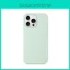 For Iphone16 Pro Solid Color Magnetic Silicone Phone Protective Case Logo With
