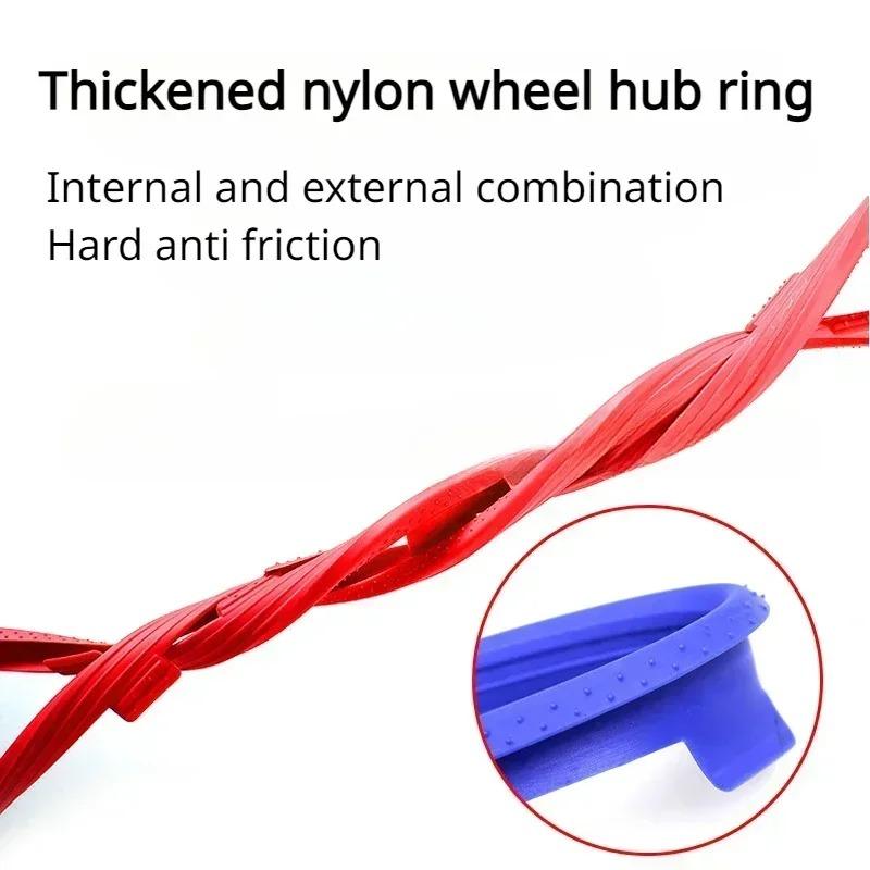 Universal Car 4pcs Vehicle Wheel Rims Edge Protector For Tesla Model 3 Y S X 2017-2026 Car Wheel Guard Rim Protecting Trim Ring