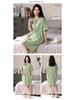 Women's Summer Cotton Loose Casual Short Sleeve Nightdress