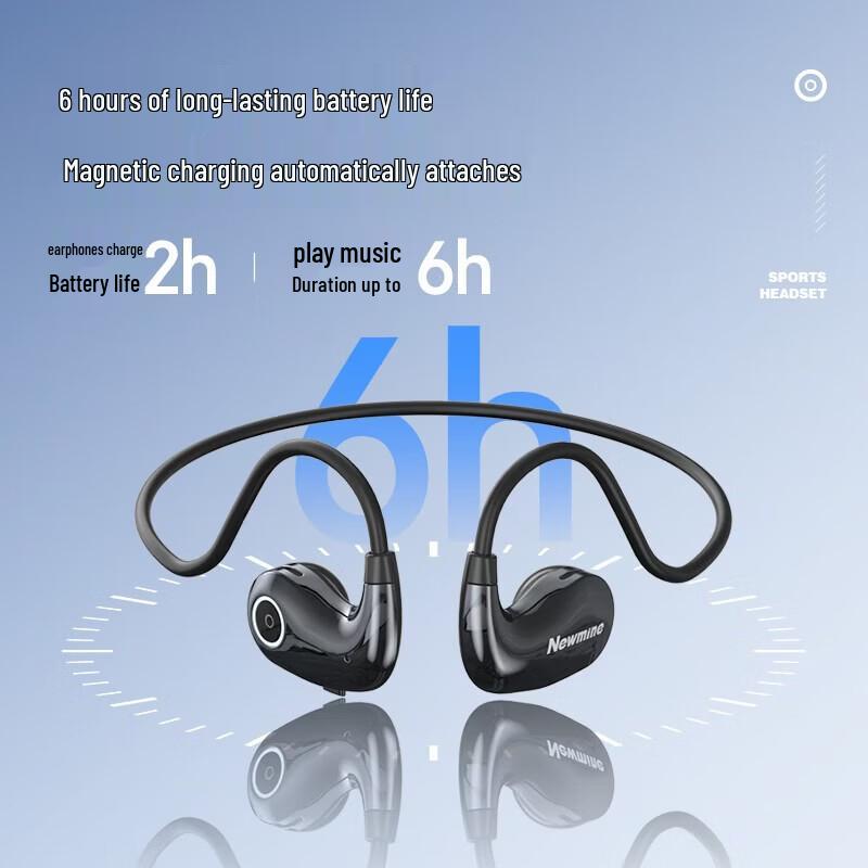Newmine F850 Head-Mounted OWS Directional Sound Bluetooth Earphones