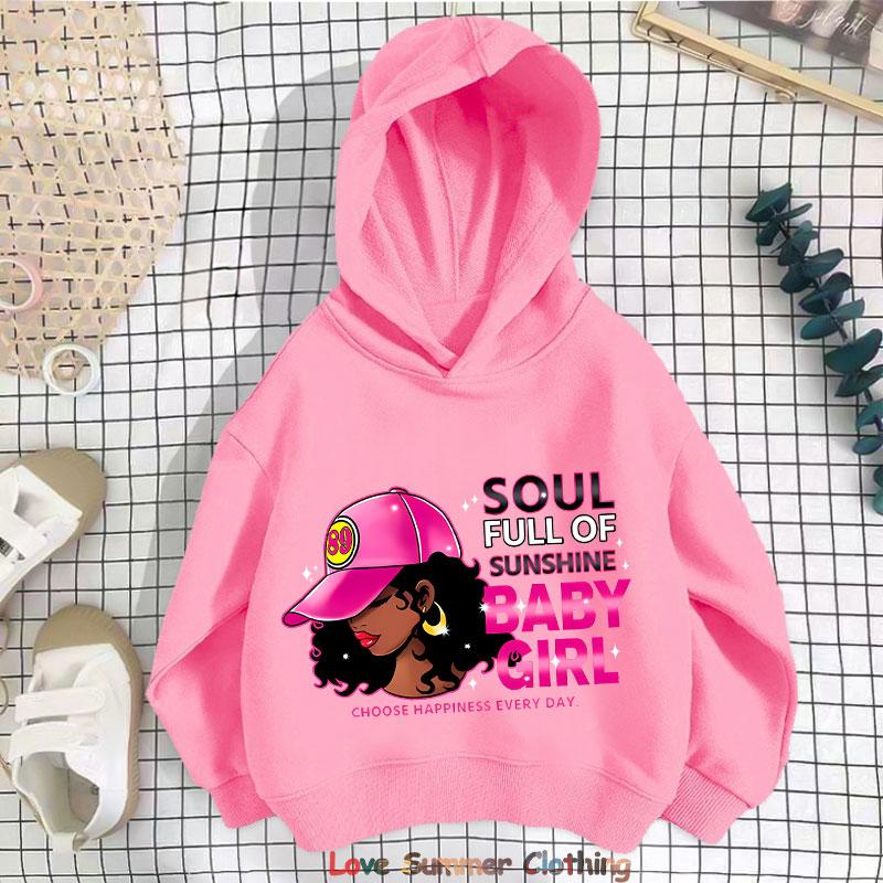 

Модная толстовка 2025 года в стиле хип-хоп с мультяшным принтом девушки HOPEFUL, повседневная толстовка для девочек с круглым вырезом и длинным рукавом на осень 160