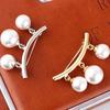 2Pcs Brooch Stylish Elegant Faux Pearl Fashion Vintage Brooch for Wedding
