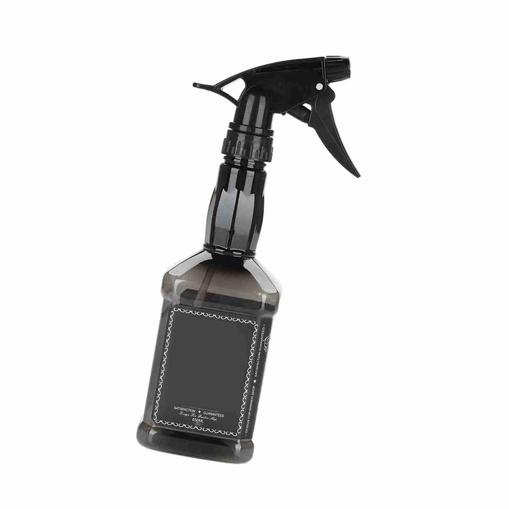 650ml Hairdressing Spray Bottle Salon Barber Hair Tool Refillable Water Sprayer Bottle Black