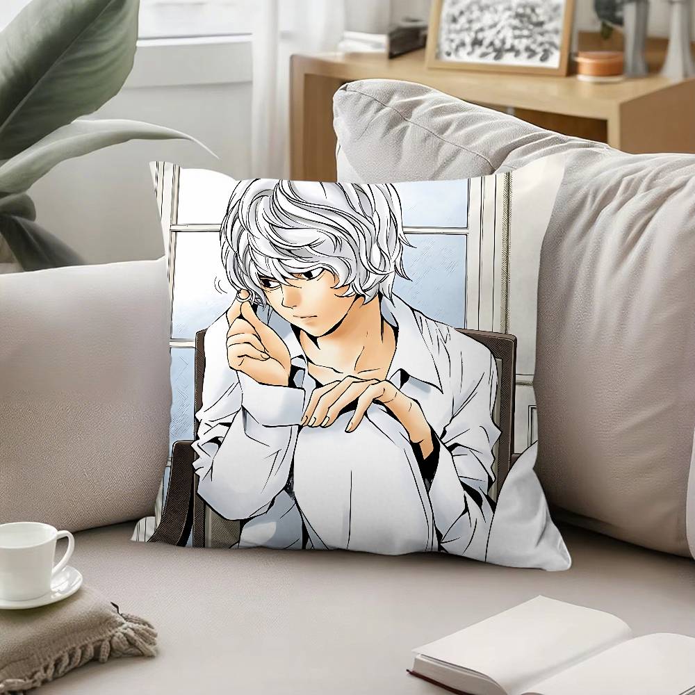 Coole H-Death Note Kissenbezug Kissenhülle Weich Niedlich Dekokissenbezug Für Auto Sofa Kissenbezug Polyester Mit Reißverschluss