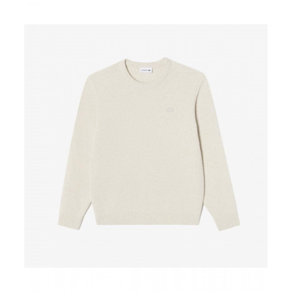 

LacoSte Men S Boucle Pullover [cream] 003