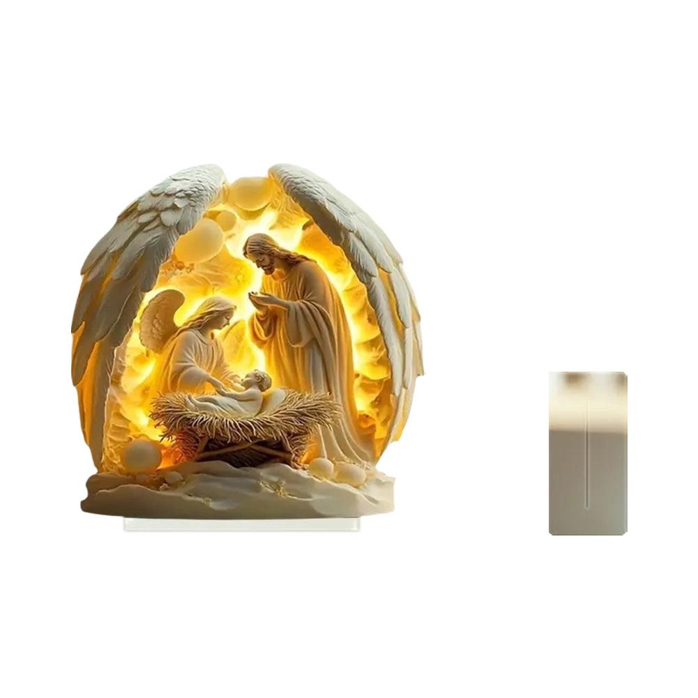 1 st Krubespel Skrivbordsdekoration - Batterifri Akryl Klassisk Design Lämplig för Hem- och Kontorsdekoration