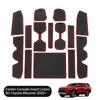 LUCKEASY for Toyota 4Runner 2026 2025 Anti-Slip Gate Slot Mat PVC Center Console Liners Rubber Door Groove Pad Non-slip Mats