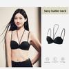 Female Spring and Summer Sexy Thin Shoulder Belt Hang Neck Gather To Prevent Drooping To Receive Pair of Milk Underwear