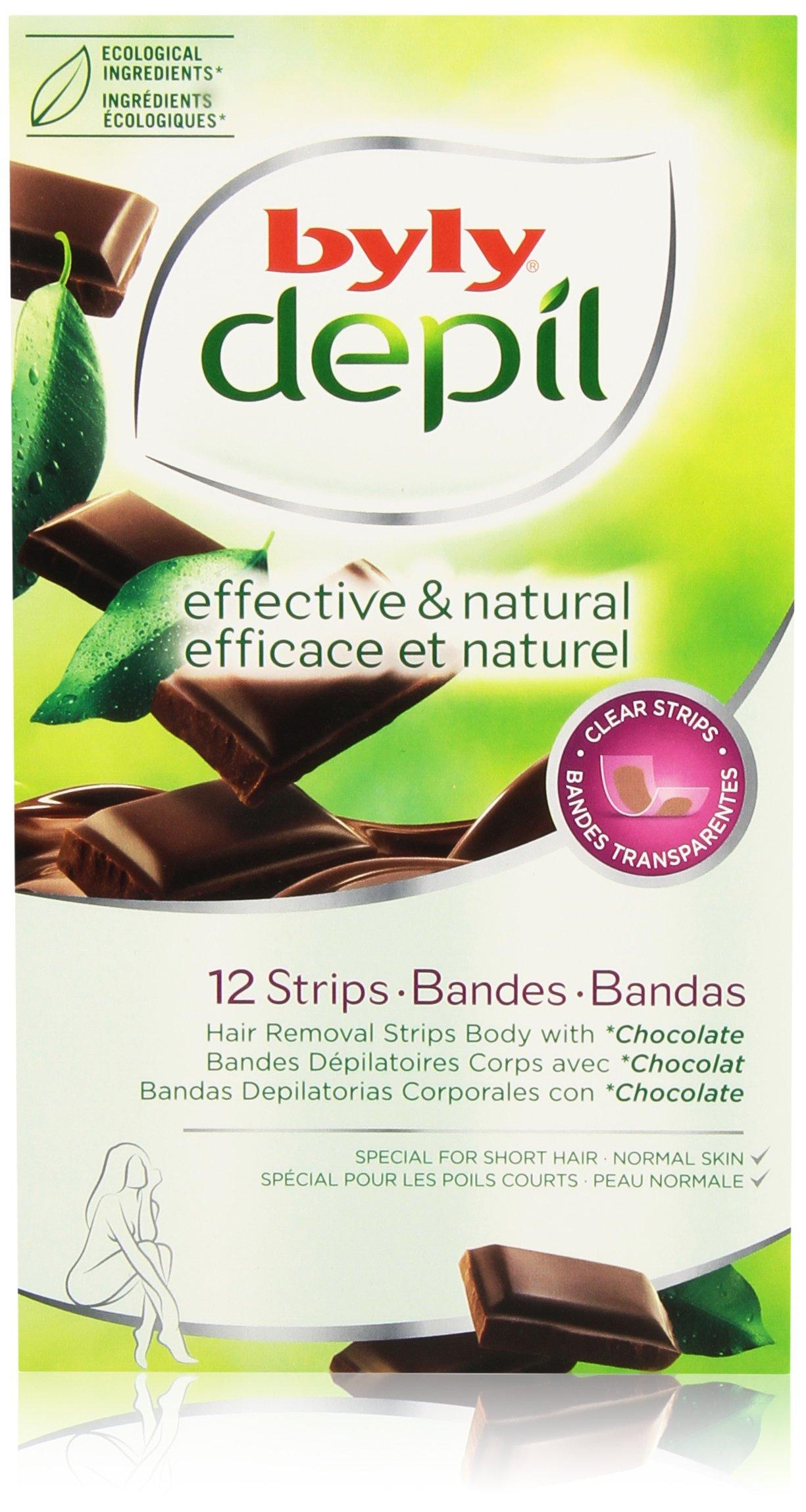 DEPIL chocolate body strips 12 u