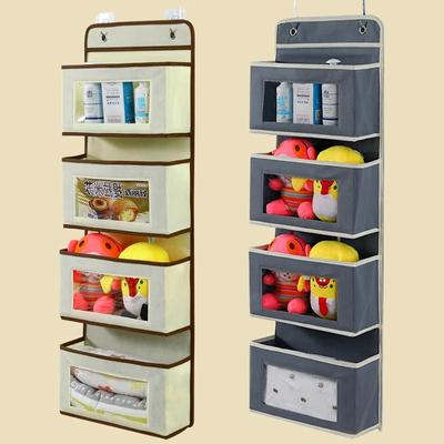 Storage Hanging Bag Behind The Door Wall-mounted Storage Bag Fabric Hanging Pocket Dormitory Home Wall-mounted Storage Bag Hanging Wall