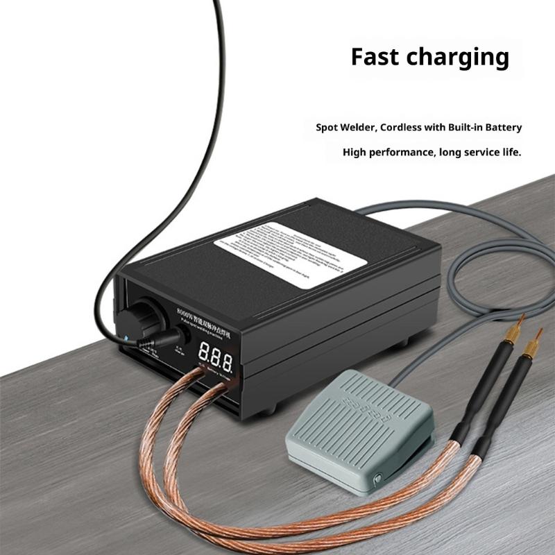 Automatic Spots Welding Machine with 8000W Output Portable ABS Construction Ideal for Outdoor Use