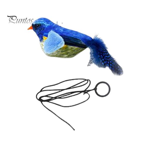 Interaktivní hračky pro kočky Závěsný plyšový pták Simulace pískavého zvuku Hračka s upoutávkou na ptáky Hravá zábava Bond s vaším mazlíčkem Kotě štěbetající hračka pro kočky