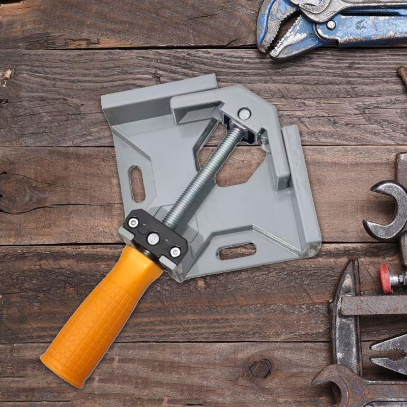 Corner Clamp 90 Degree Right Angle Clamp Adjustable Woodworking Projects Positioning Square for Framing Welding