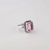 Natural Morganite Gemstone 925 Sterling Silver Handcrafted Jewelry Beautiful Ring Gift For Women RR-74-8