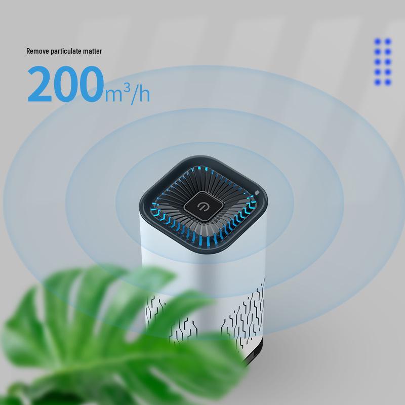 USB Car Air Purifier & Aroma Diffuser with Negative Ion Technology