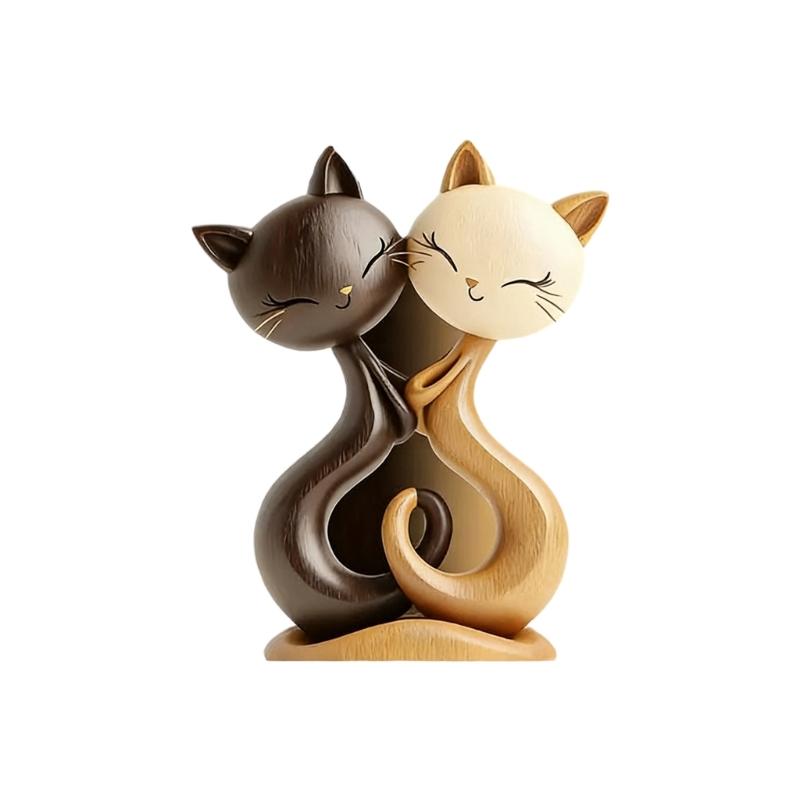 

Деревянные фигурки кошек/собак 2D плоские статуэтки собак/кошек Коллекционные предметы Подарок Современный декор для дома Скульптуры животных Декор для дома