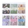 23PCS Multicolor Vintage Reliefs Paper Floral Relief DIY Texture Paper Paper Accessories Scrapbooking Decorative Paper Ita Bag