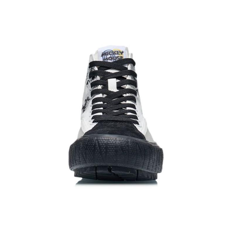 Disney X Li-Ning Mens High Top Skate Shoes Phantom Black AGCR179-5