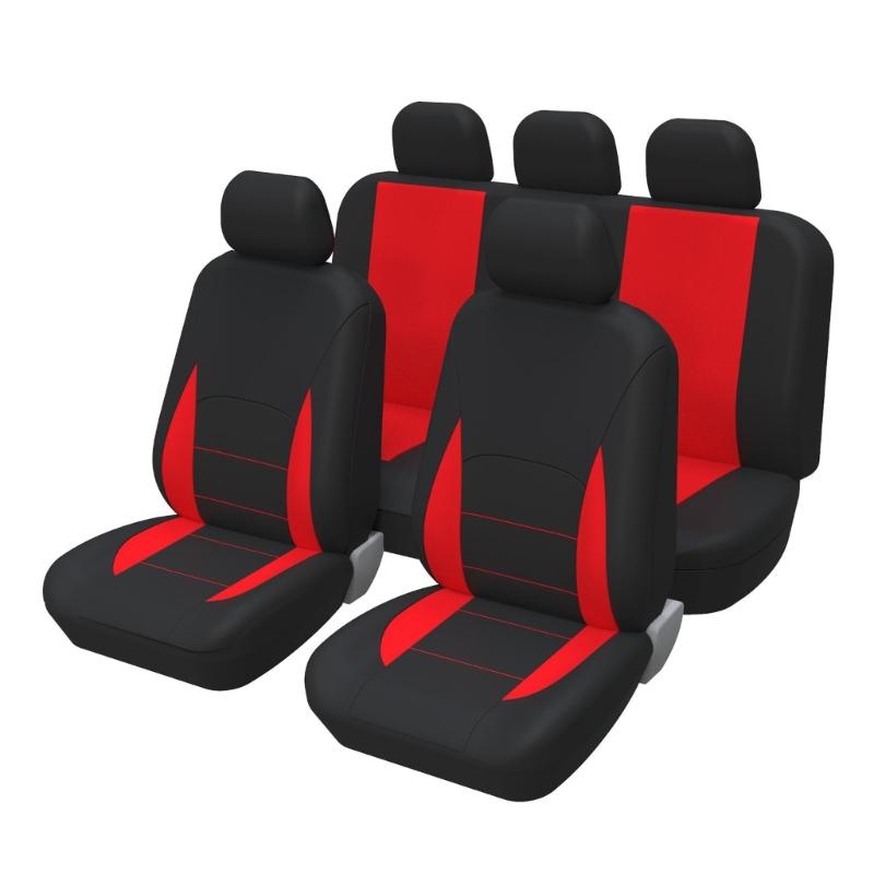 Car Seat Cover Full Set Universal Interior Accessories For 5 Seats Car