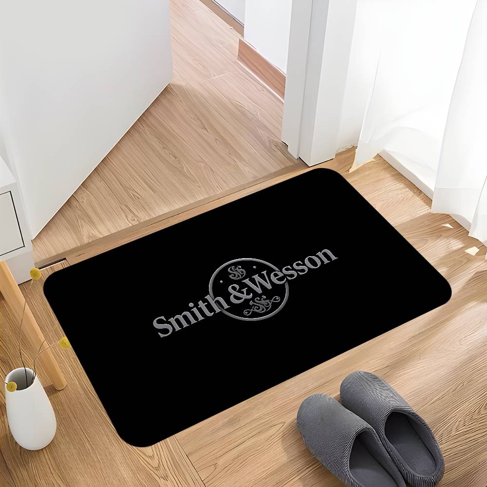 GUN Smith Wesson Bathroom Mat Anti-slip Absorb Water Long Strip Cushion Bedroon Mat Hotel Decor Mat