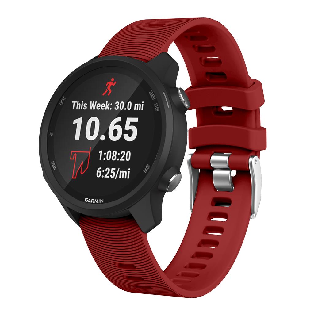 Rem för Garmin Forerunner 245 Originalarmband Universell Silikonrem Tillbehör Armband för Garmin Vivoactive 3 Klocka 20mm