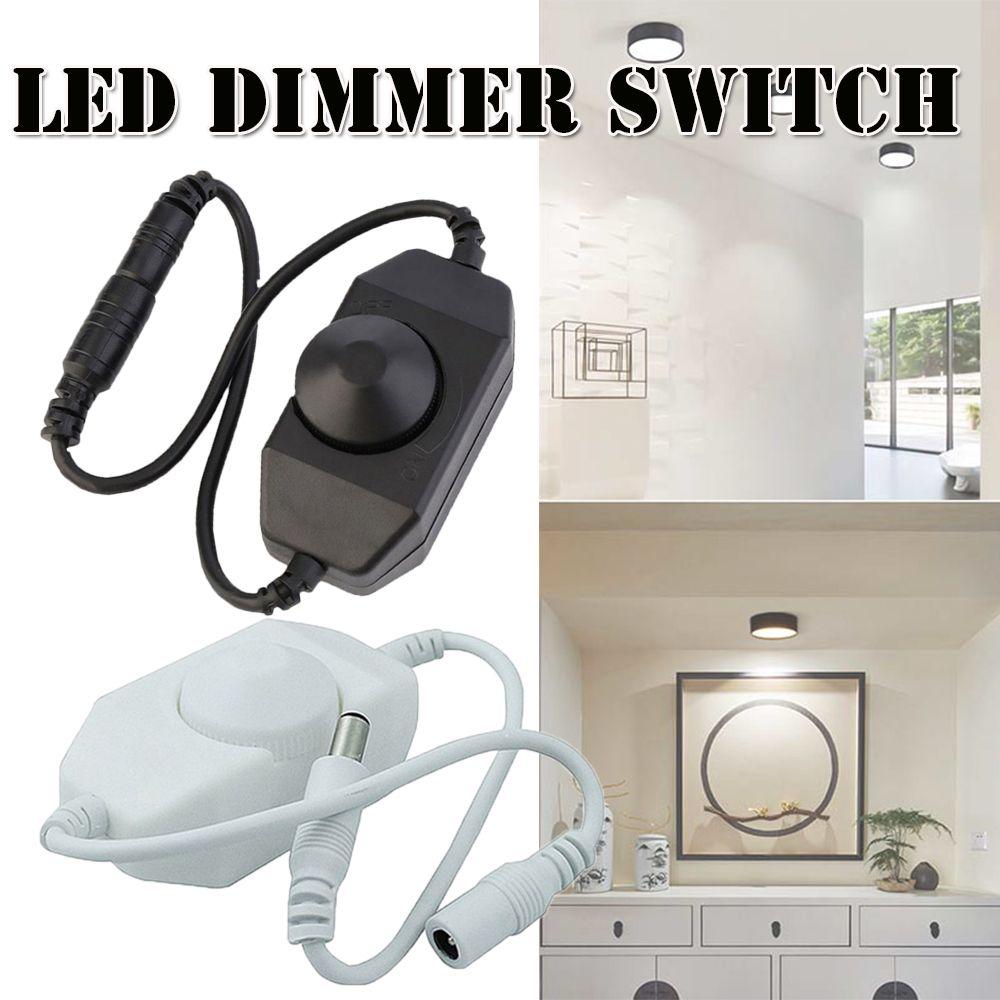 

Hot Black/White for 3528 5050 5730 5630 LED Dimmer Switch 24V DC 12V
