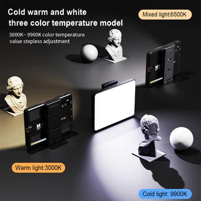 M15 5W İki Renkli Fotoğraf Lambası Cep LED Işığı 3000K-9900K Renk Sıcaklığı Kademesiz Kısılabilir