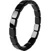European Hematite & Black Gallstone Beaded Bracelet for Men & Women
