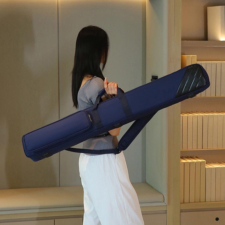 Portable Billiard Cue Storage Bag - Customizable 1/2 or 3/4 Snooker Cue Case for Men and Women