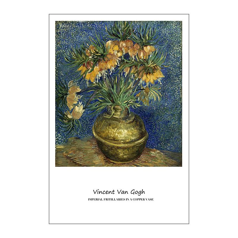 Van Gogh Canvas Painting Starry Night by the Rhone River Poster Wall Art Print Decorative Picture Modern Living Room Home Decor Unframed