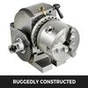 Dividing Head 4 Inch Indexing Head Milling 100MM Semi-Universal Dividing Head 4 Inch 3 jaw Chuck Dividing Head Set with Index Plates and Tailstock for