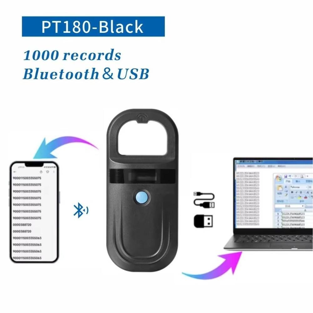 Scanner per Microchip per Animali a Frequenza 134.2KHz Scanner per Chip Animali USB Bluetooth Identificazione Animale