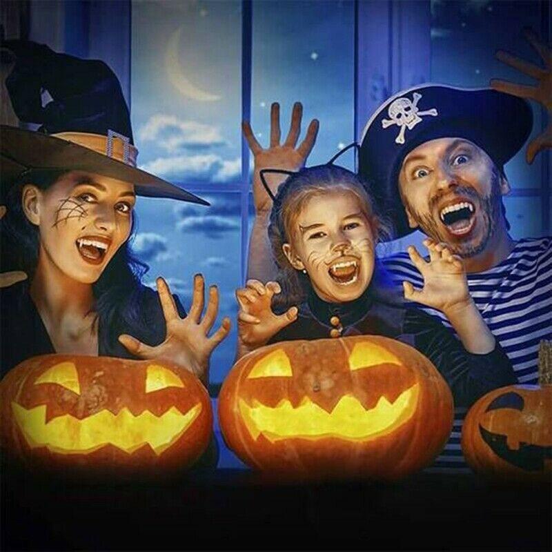 4 PCS Retractable Vampire Fangs,Vampire Teeth,Retractable Fangs,Vampire Fangs