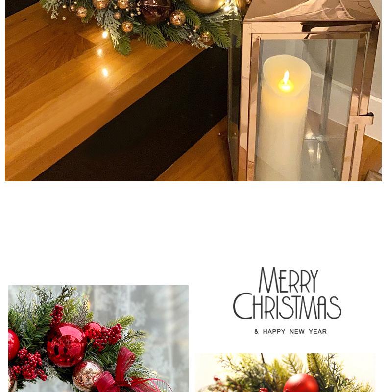 Coroană populară de Crăciun pentru ferestre și uși - Afișaj din ratan și decorațiune pentru locație