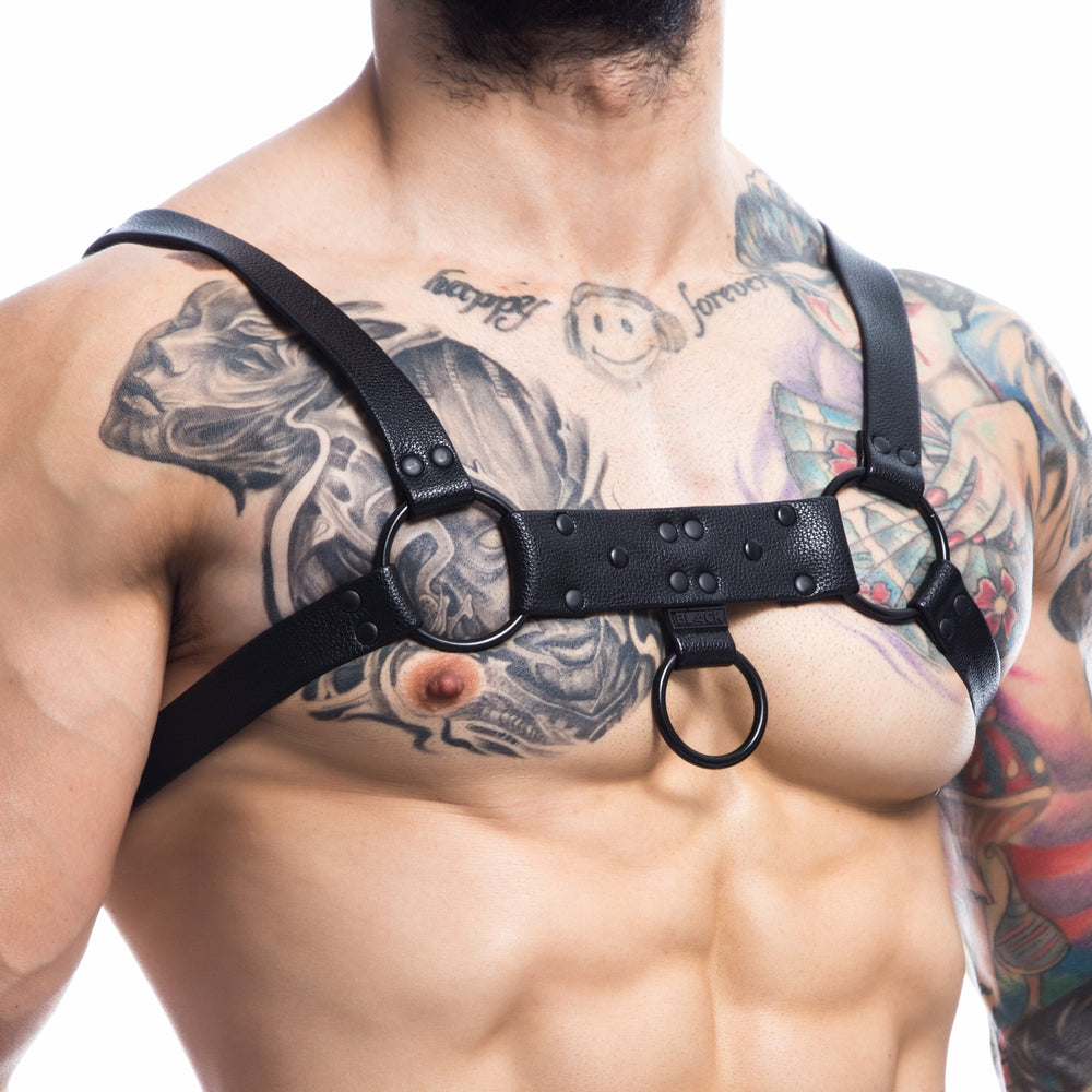 Harnais avec anneaux Party Noir - CUT4MEN - Harnais