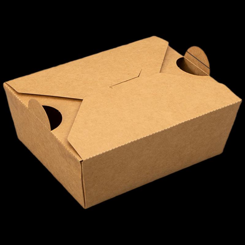 Deou Starlight Kraft Paper Disposable Takeaway Meal Boxes