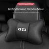 Car Seat Headrest Neck Pillow Interior For VW GTI Polo Golf Passat B6 Tiguan Arteon Touareg Taigo Caddy Jetta Beetle CC Hub Cap Zj6