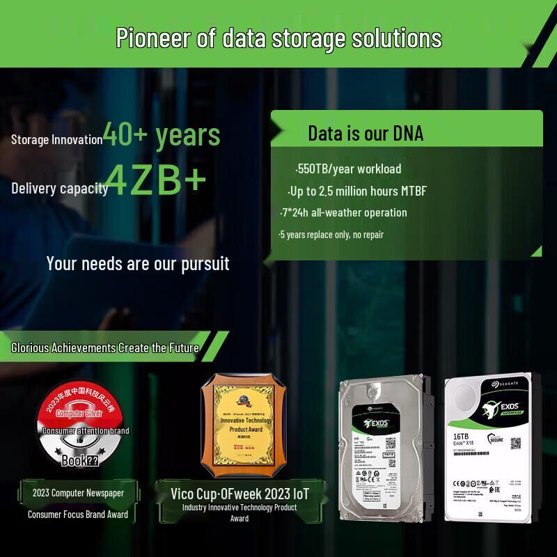 Seagate Exos X20 20TB SATA Enterprise Hard Drive