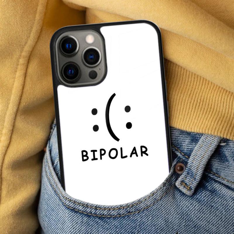 I Hate Being Bipolar Its Awesome Soft Phone Case for iPhone 17 Air 16e Pro max 15 Pro 13 14 Plus 11 12 MagSafe Magnetic Coque iPhone 12or12pro