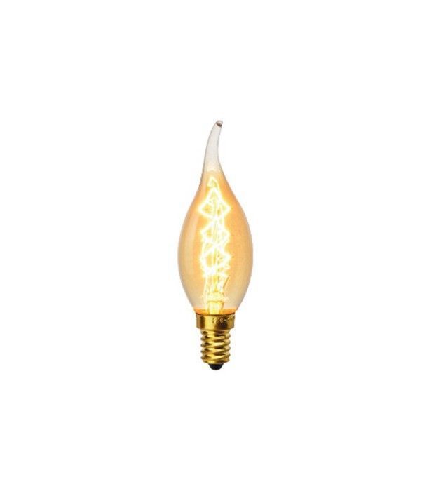 Ampoule décoart incandescente vintage bougie C35T 40W E14 2350K