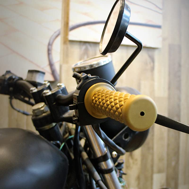 D's Strano Non-Piercing Rubber Grip Universal Motorcycle Motorcycle Custom Dress Up Diamond (Black)