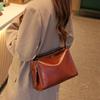 Underarm Bag Women's Vintage Crossbody Bag Large Capacity Genuine Leather Women's Bag French Niche Single Shoulder Cowhide Bag