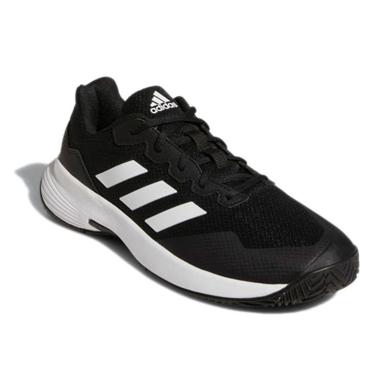 Adidas GameCourt 2.0 Black White Men Sneakers Core-Black Cloud-White GW2990